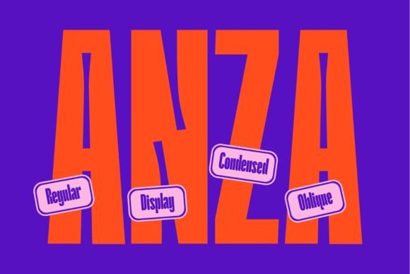 Anza Font for Bold Branding and Professional Design