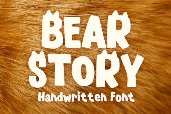 Bear Story Font for Casual and Creative Editorial Design