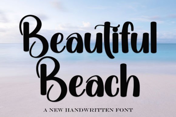 Beautiful Beach for Modern Editorial Design