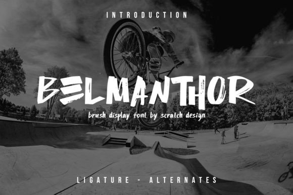 Belmanthor: A Bold Display Font for Urban Creativity