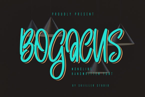 Bogacus: A Modern Handwritten Font for Stylish Branding