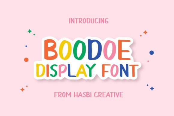 Boodoe Display Font for Creative Editorial Projects