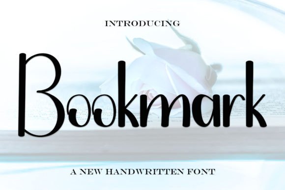 Bookmark: A Handwritten Font for Timeless Branding