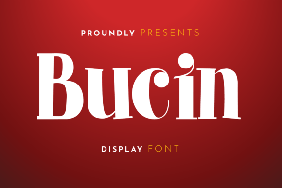 Bucin: A Natural Brush Display Font for Handmade Creators