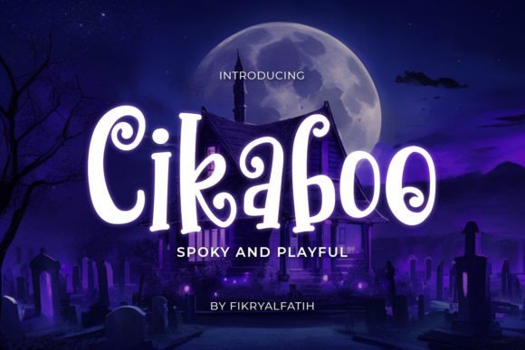 Cikaboo Font for Halloween-Themed Campaigns