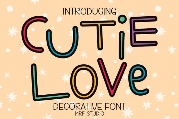 Cutie Love: The Perfect Display Font for Adorable Editorial Projects
