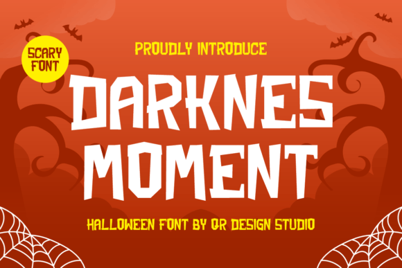Darknes Moment: A Magical Display Font for Creative Makers