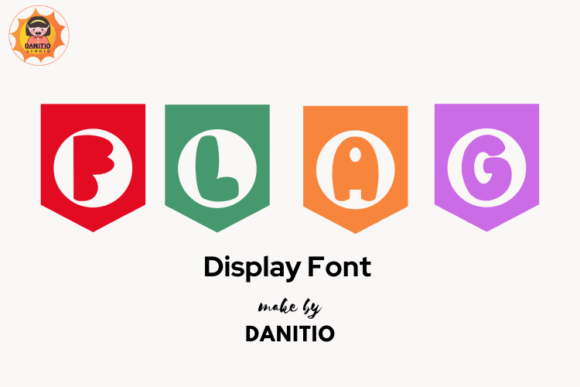 Flag Font: A Playful Display Typeface for Bold Campaigns