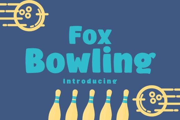 Fox Bowling Font for Bold Branding and Eye-Catching Designs