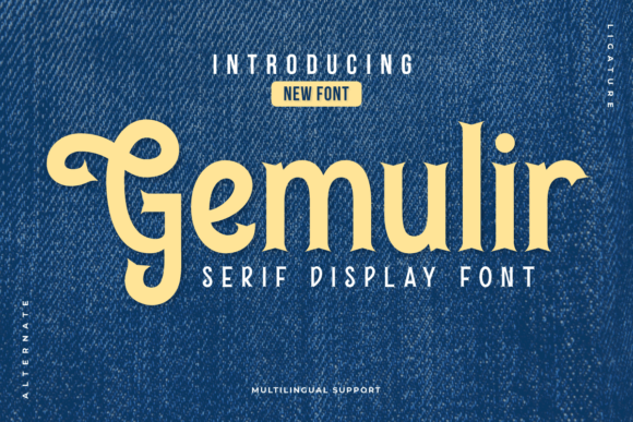 Gemulir: A Timeless Serif Font for Modern Web Design