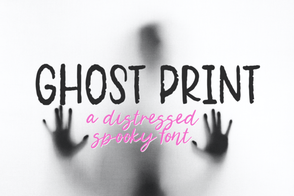 Ghost Print: A Distressed Halloween Handwriting Font for Web Design