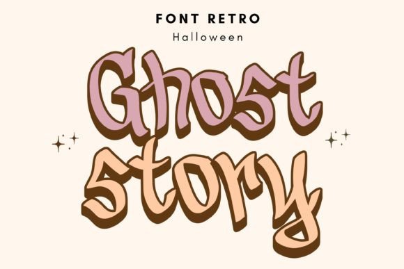 Ghost Story Font for Playful Branding and Festive Designs