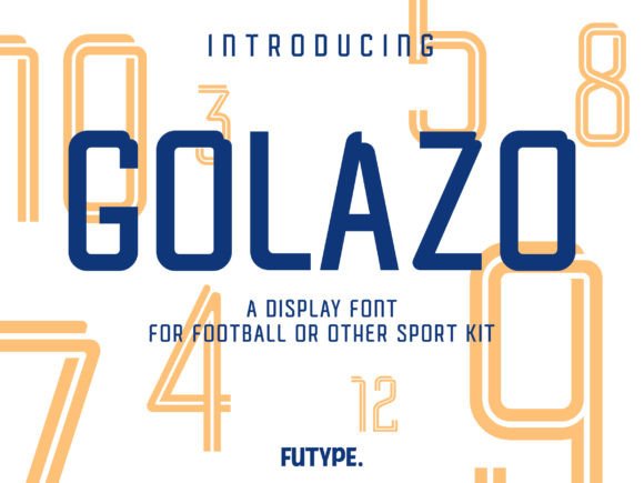 Golazo Display Font: A Bold Typeface for Makers