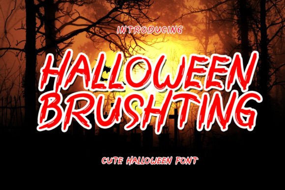 Halloween Brushting: The Spooky Display Font for Web Design