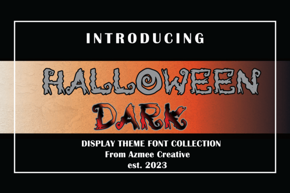Halloweendark: The Ultimate Display Font for Spooky Projects
