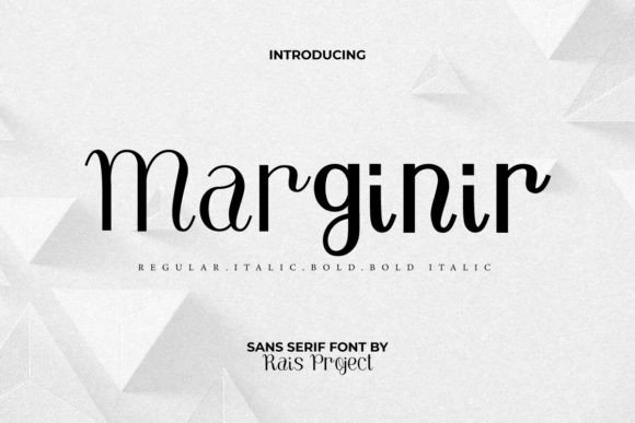 Marginir Font for Modern Web Design