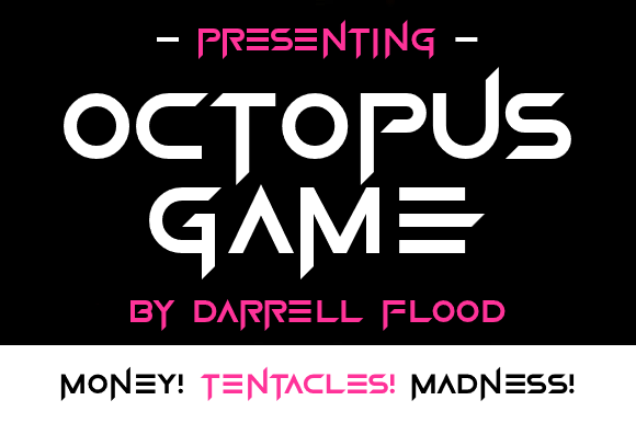Octopus Game: A Modern Display Font for Futuristic Branding