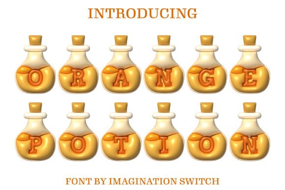 Orange Potion Inflated: A Dynamic Display Typeface for Campaigns