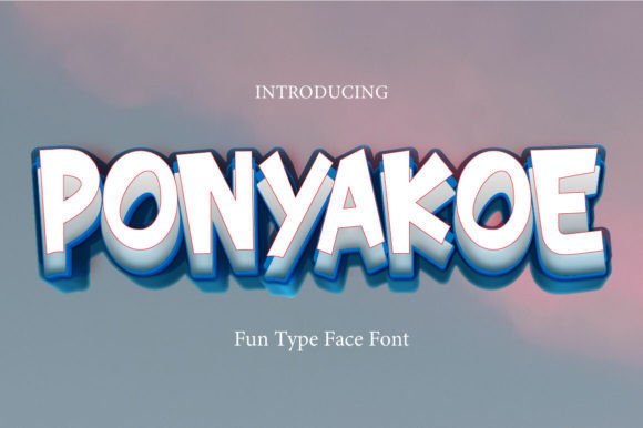Ponyakoe Font for Creative Branding and Display Needs