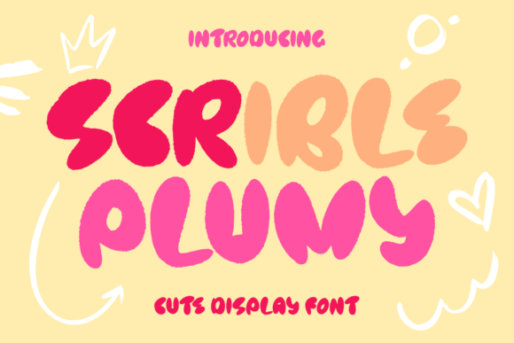 Scrible Plumy: A Whimsical Display Font for Creative Projects