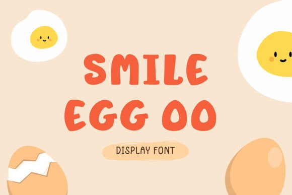 Smile Egg Oo: A Playful Display Font for Creative Branding