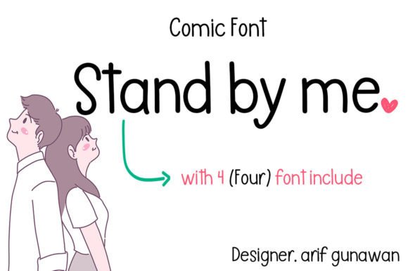 Stand by Me: A Modern Display Font for Creative Makers