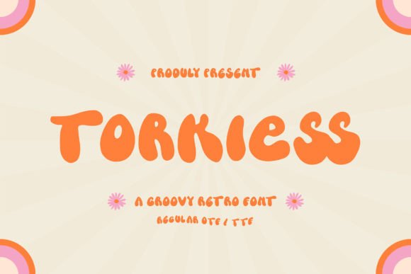 Torkless: A Groovy Retro Display Font for Editorial Design