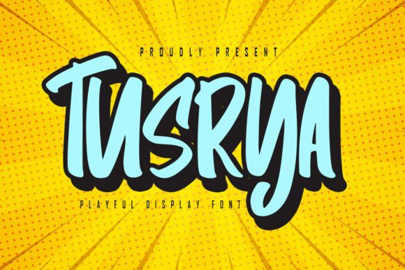 Tusrya Font for Professional Branding and Marketing