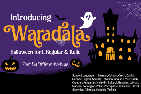Waradala: The Spooky Display Font for Mysterious Web Experiences