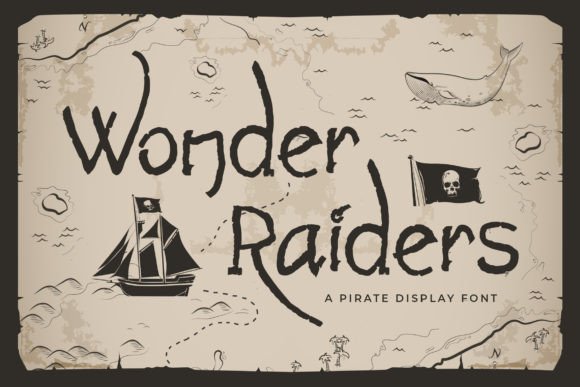 Wonder Raiders: The Perfect Display Font for Bold Brand Identity